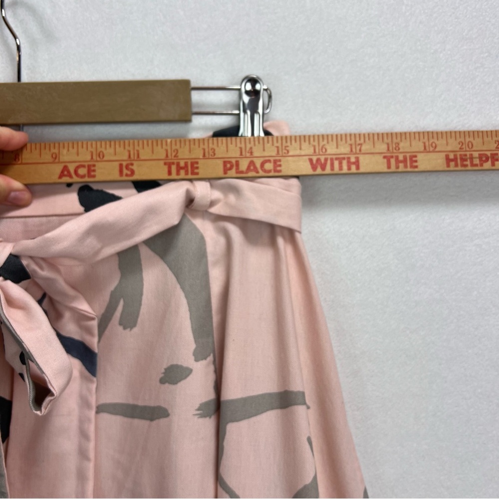 KOWTOW Audition Skirt Dancer Size M (8) Pale Pink Abstract Print Art to Wear - Picture 9 of 15